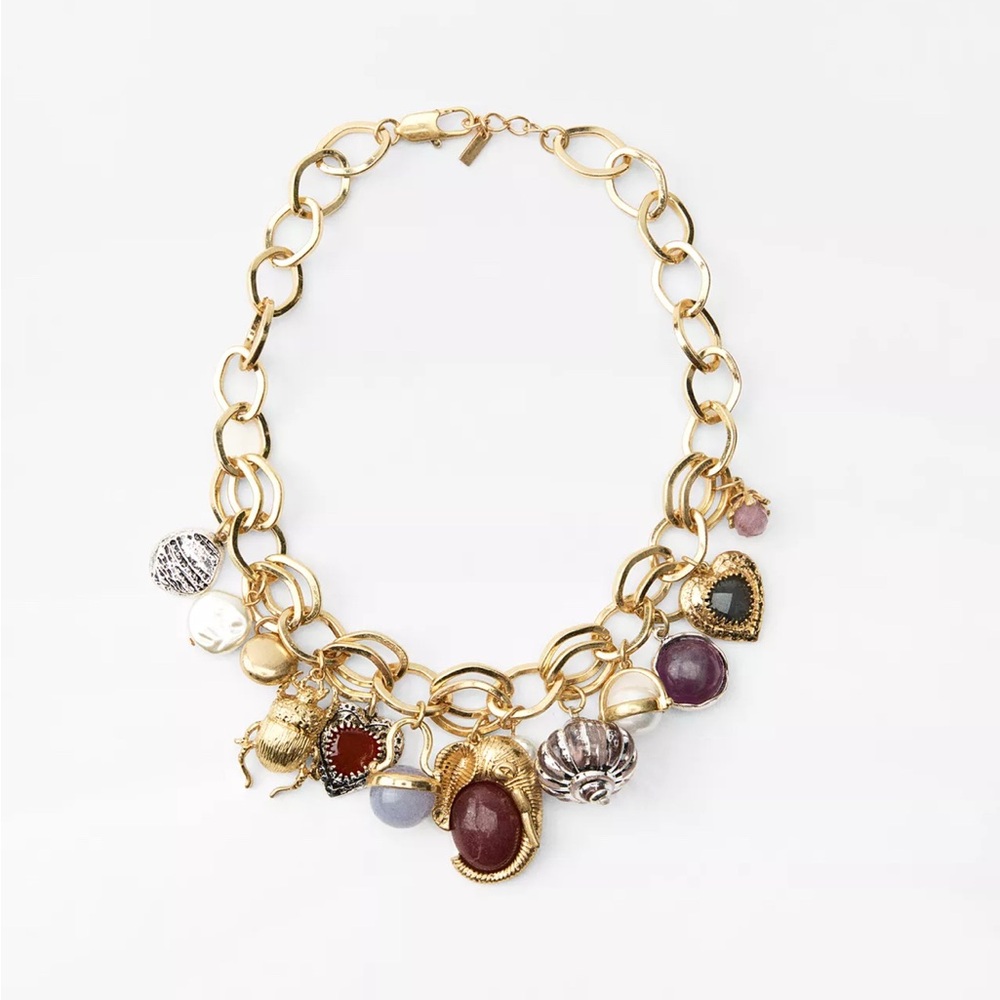 Gold Charm Necklace
